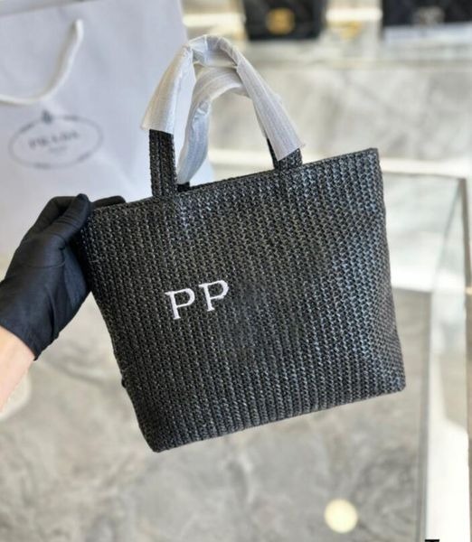 

women's handbag woody tote shopping bag tote high-quality canvas luxury designer fashion linen large beach bag travel diagonal shoulder