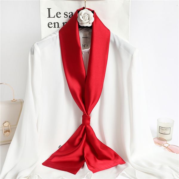 

scarves long silk scarf shawls and wraps hijab print bandana neck hair headkerchief female luxury brand accessories summer 230328, Blue;gray