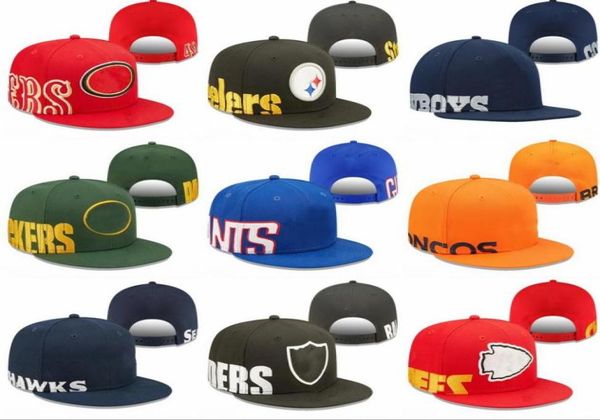 

2023 new football snapback caps hip hop cap team color men women snapbacks adjustable mix match order all hats6590538, Blue;gray