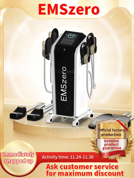

14 tesla electromagnetic shaping machine emszero muscle stimulator fat removal