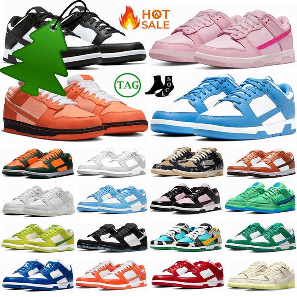 

triple panda pink low running shoes men women sneakers medium olive miami hurricanes orange lobster university blue unc grey fog syracuse