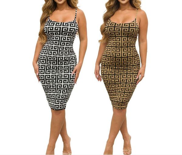 

luxury womens tank dress designer brief knitted dresses spring summer slim girls dress, Black;gray