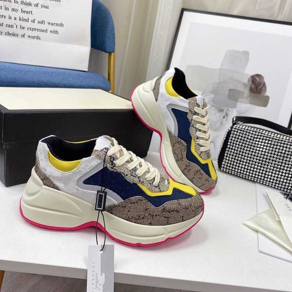 

casual shoe women shoes canvas lady thick soled leather sneaker letters lace-up platform leisure fashion new flat, Black