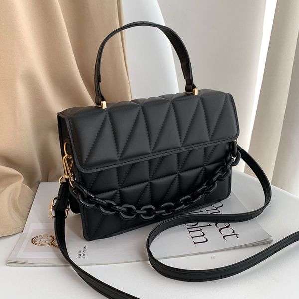 

evening bags trendy plaid women shoulder bag fashion chain crossbody bags brand designer handbags and purses small flap handle bags 230329