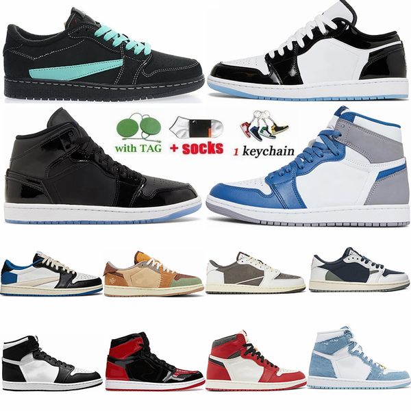 

low 1 1s basketball shoes x tiffany black phantom reverse mocha true blue high og 85 black white concord dhgate men women designer sneaker j
