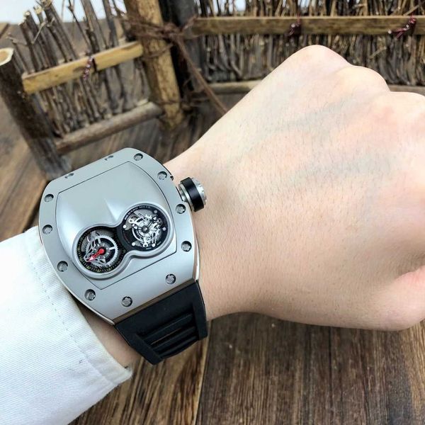 

milles watch miller rm053 scientific quartz movement men's wrist watch ayw, Slivery;golden