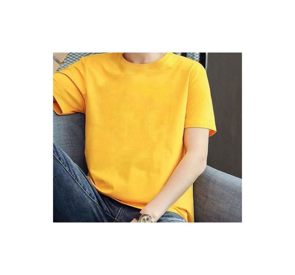 

summer men's round neck casual fashion loose t-shirt, White;black