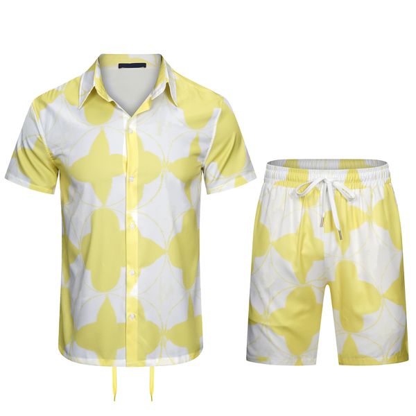 

luxury designer shirts mens full letter pattern shirt hawaii floral casual shirts men slim fit short sleeve variety, White;black