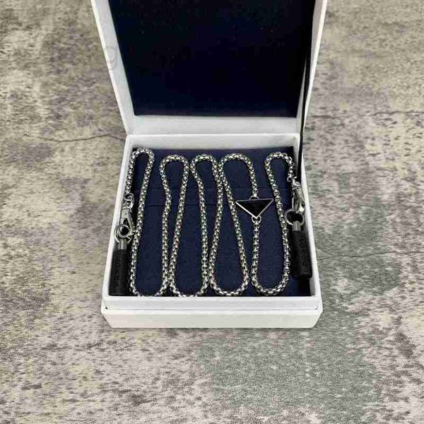 

strands, strings designer inverted triangle label fashion earphone chain wireless earplug loss prevention rope hanger can be made into neckl, Black