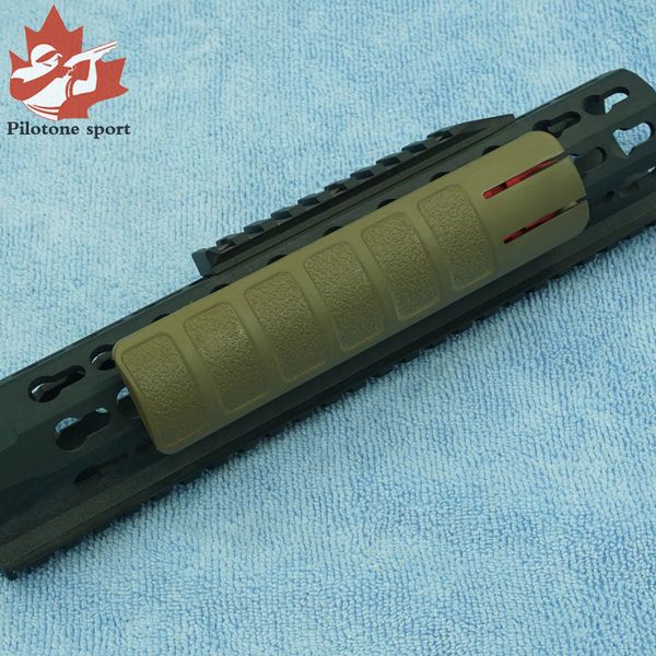 

yygun tactical picatini guide 20mm handguard nylon protection handlechangdu 150mm sand grip 3pcs