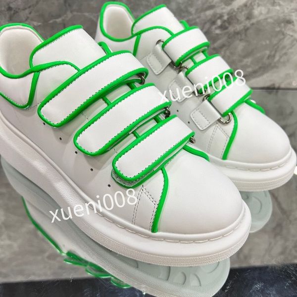

r casual shoes reflective chain reaction sneakers triple black white suede blue yellow fluo tan luxury mens women shoe designer trainers, Red;white