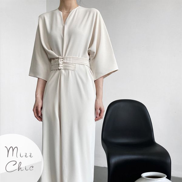 

casual dresses women elegant loose half sleeve maxi dress solid color v-neck high waist black dress female casual office ladies vestidos 230, Black;gray