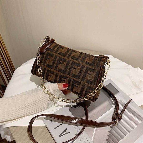 

2023 designer bag handbag french club mahjong net red chain underarm