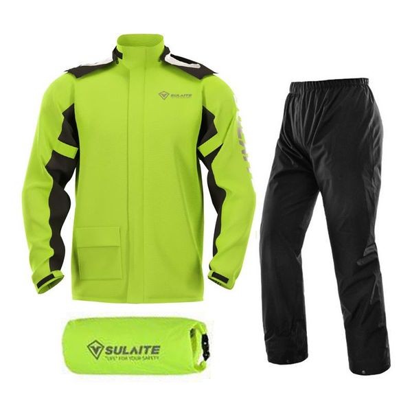 

rain wear motorcycle raincoat suit jacket coat men waterproof fullbody raincoatrain pants biker offroad motorcyclist riders rain covers 2303
