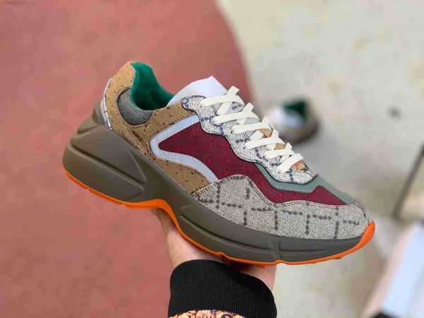 

sport shoes trainers sneakers casual shoe women outdoor rhyton vintage retro do old designer luxury walking leather 2023 mens, Black