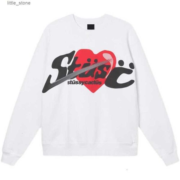 

mens designers hoodies letters sweatshirt women 2023ss eye printed sweatshirts hoody round neck long sleeve couples loose opprmi, Black