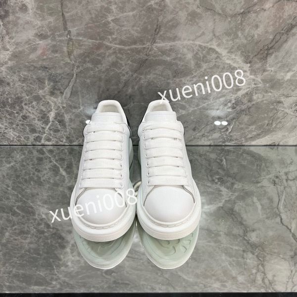 

2023r casual shoes womens leather lace-up sneaker cowhide fashion lady flat designer running letters woman shoe platform men gym sneakers, Red;white