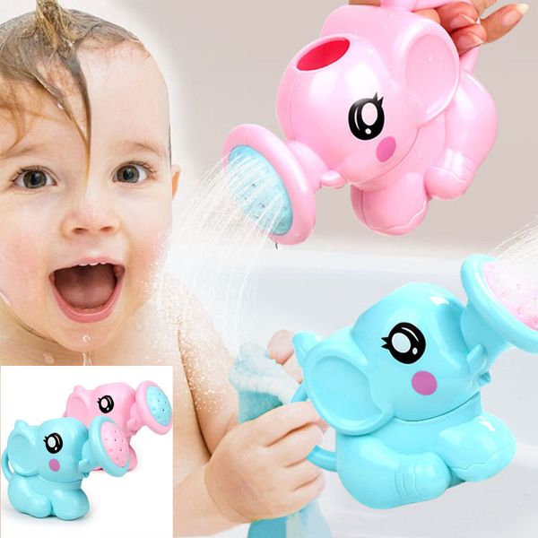 

baby cartoon elephant shower cup newborn child shower shampoo cup baby shower water spoon bath cup
