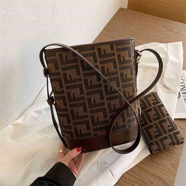 

2023 designer bag handbag high-capacity net red single messenger simple canvas ins bucket