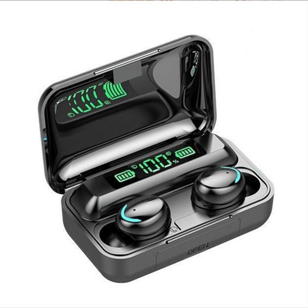 

tws wireless earphones bluetooth earphones headphones waterproof sport headsets noise reduction earbuds with mic f9-5c