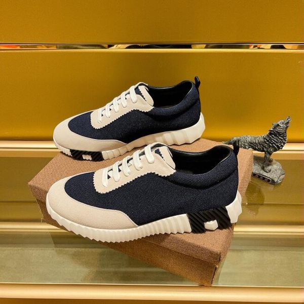 

fashion men casuals shoes bouncing soft bottom running sneaker italy brand elastic band low mesh suede & calfskin lightness breathable casua, Black