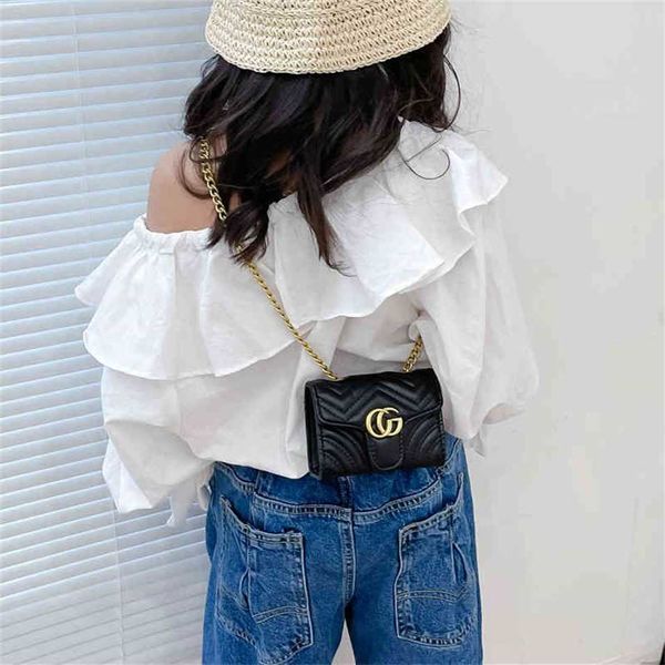 

2023 designer bag net red bag version chain cute baby girl zero wallet