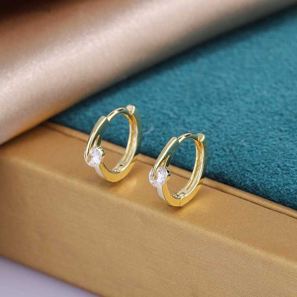 

charm ins style simple earrings geometric versatile mesh red feel psn, Golden
