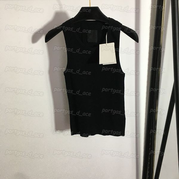 

knit women t shirt sleeveless tank basic striped vest white black bottoming vests