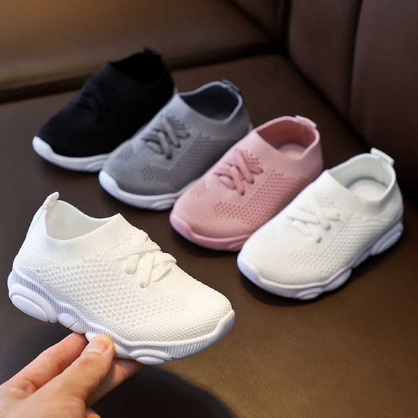 

athletic outdoor new kids shoes anti-slip soft rubber bottom baby sneaker casual flat sneakers shoes children size kid girls boys sports sho, Black