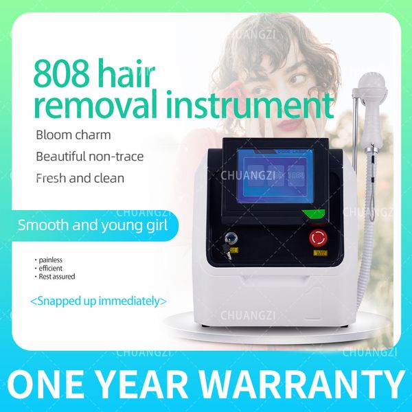 

portable painless laser beauty equipment 808nm diode laser 3 wavelength 755 808 1064nm hair removal machine
