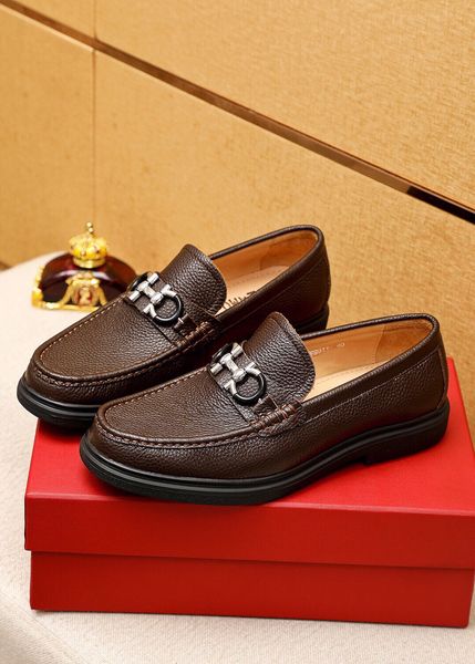 

2023 mens business dress shoes fashion brand designer tassels elegant formal wedding flats men slip on office loafers size 38-45, Black
