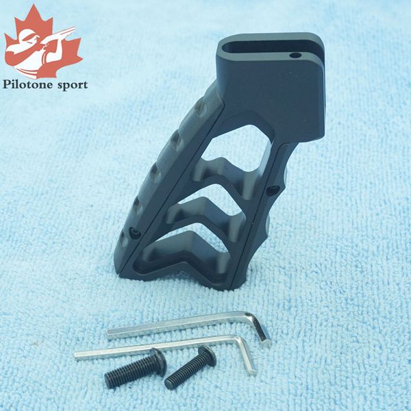 

ar15 grip paintball aluminum tactics hollow back black red ar handle