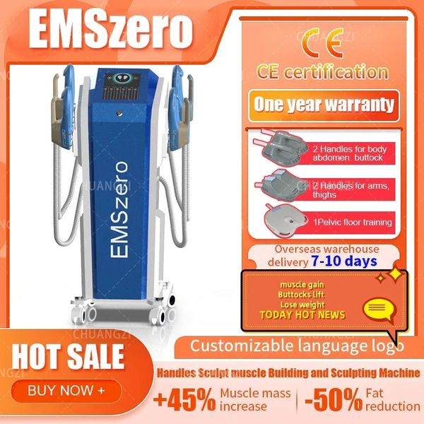 

other body sculpting & slimming 2023 latest emszero with 4 handles optional pelvic stimulation pads, 4 ports for high intensity work