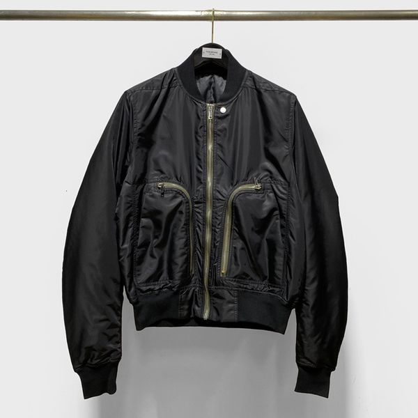 

men's jackets rick fashion men's casual cotton thick jacket with large pocket owens black jackets coat men stand collar jackets 23, Black;brown