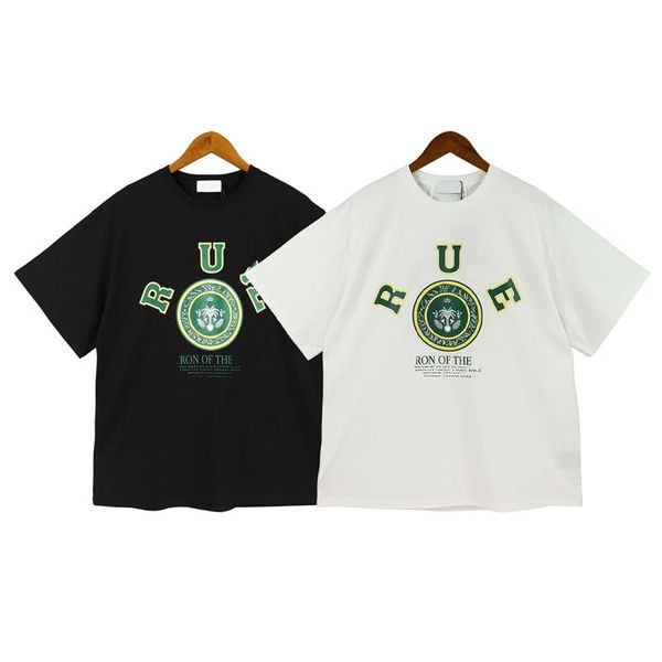 

t-shirt 2023 summer new men's t-shirt men's designer fashion brand loose short sleeve t-shirt design logo letter print high-end me, White;black