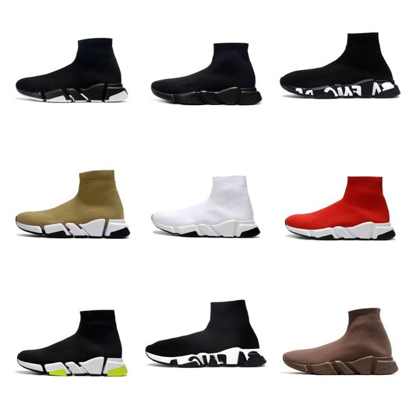 

sock casual shoes platform mens socks shoe sneakers designer fly knit socks trainers 1.0 runner triple black white master womens classic sne