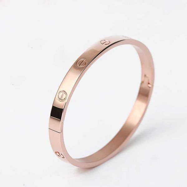 

designer bracelet love bangle jewelry love eternal lovers bracelet korea 18k rose gold titanium steel 2023, Black