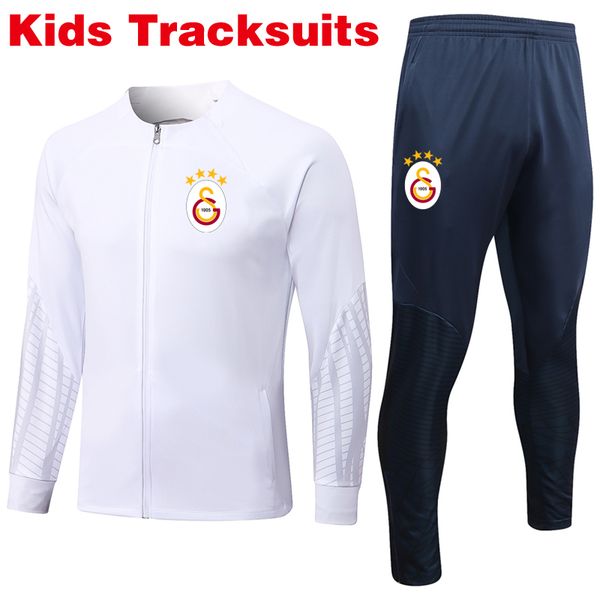 

2023 galatasaray kids mens tracksuits boys soccer tracksuit sportswear sets sports sweatershirts sweatpants children football training cloth, Gray