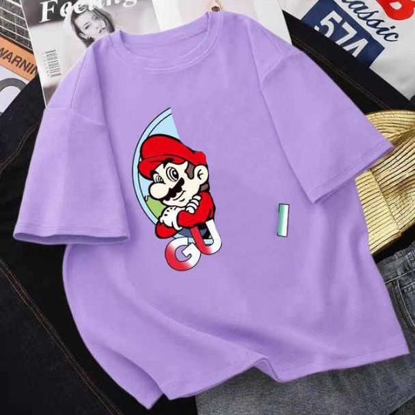 

designer luxury guggi classic new t-shirt for men and women fashion casual student couple korean version cute front shoulder style, Black;brown