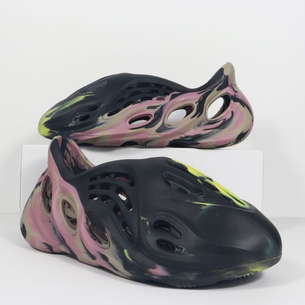 

slides slippers foam runner designer slipper men women sandals triple black white resin pattern mens womens slides