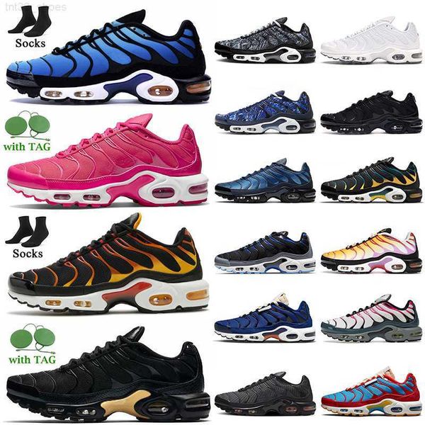 

fashion tuned airsmx plus tn running shoes 2022 women men tnplus triple black teal yellow lava blue hex tns sneakers leather white midnight