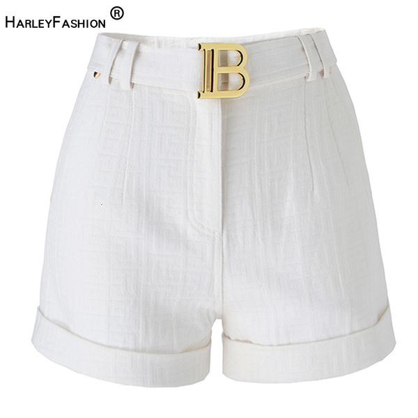 

women's shorts 6 colors to choose from pink texture women's denim shorts high-quality jeans with casual style 230329, White;black