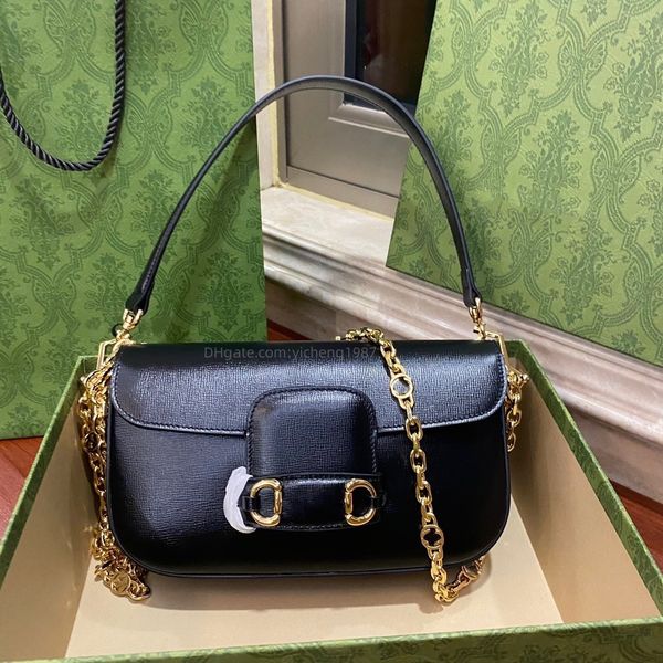 

10a classic designer horsebit 1955 bags new style luxurious shoulder bag lady handbag original quality genuine leather woman purses wholesal, Black;red