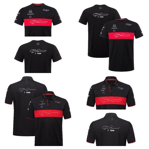 

f1 team 2023 short-sleeved polo shirt lapel sports t-shirt t-neck quick-dry racing clothes customized for men and women