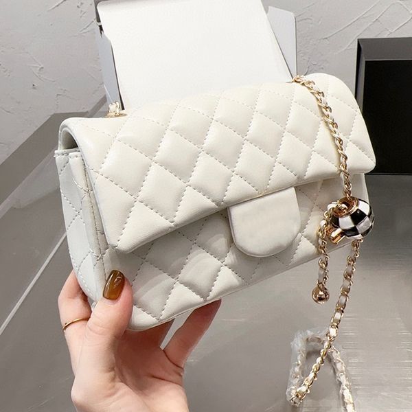 

designer bag tote crossbody handbag classic diamond purse luxurys women shoulder bag flap bags 2 size wallet casual saddle chain bag backpac