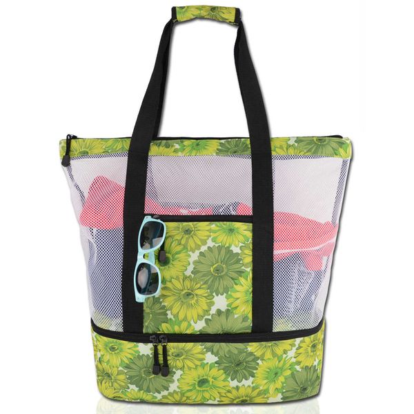 

beach bags summer picnic insulation mesh portable ice crossbody women s 230327