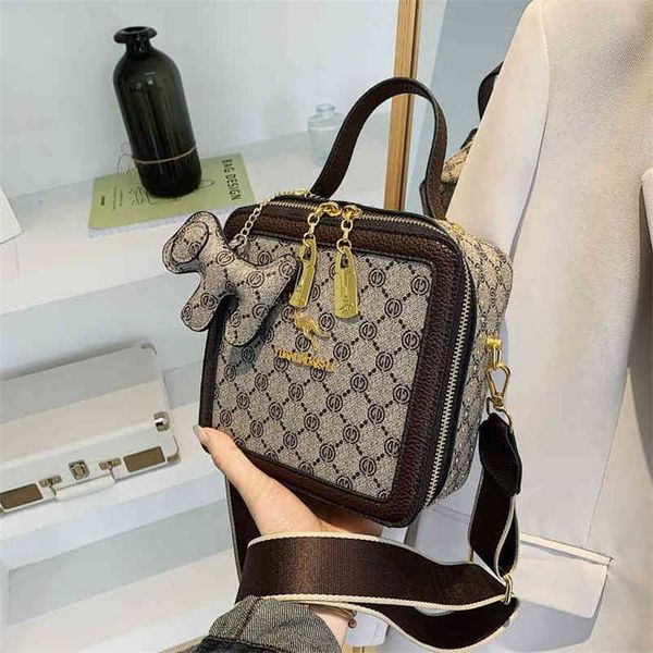 

designer bag perfume bag female 2023 new fashion printed small square bag versatile net red temperament single shoulder messenger bag