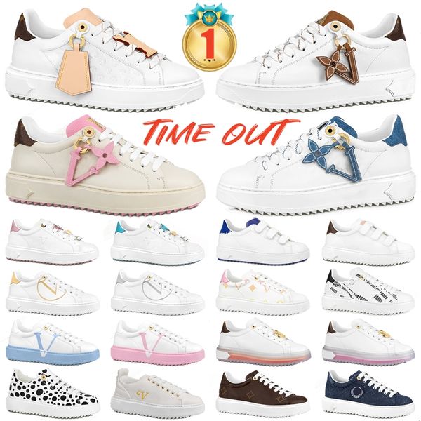 

og new time out casual shoes embossed leather shoe fashion women sneaker platform trainers chaussures rubber outsole sneakers size 35-41, Black