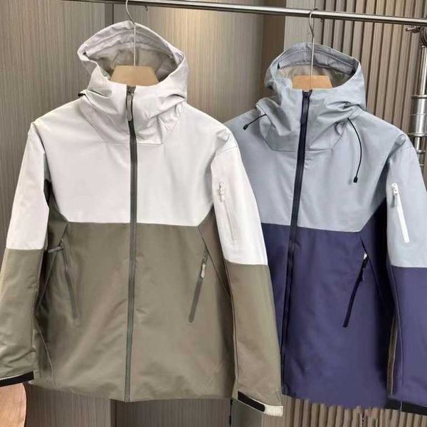 

outdoor jackets arch coats terry x casual leisure fashion designer sports windproof waterproof jumpsuit jacket men's women's wur2, Black;brown