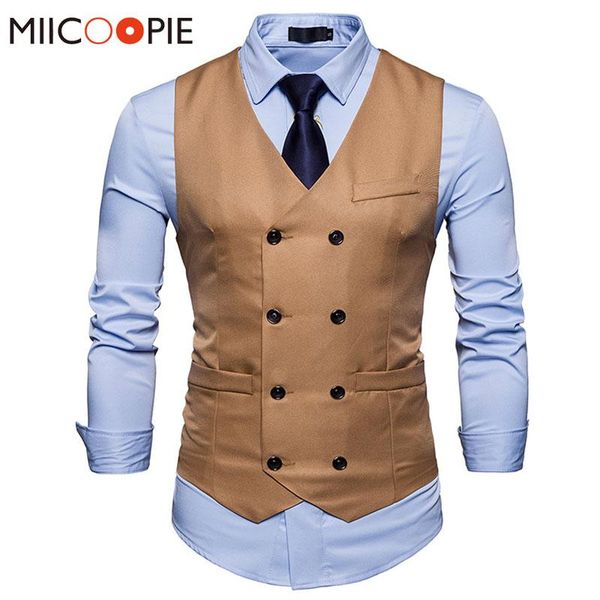 

blazers nowa sukienka markowa kamizelki dla mezczyzn dorywczo slim fit mezczyzna garnitur kamizelka dwurzedowa kamizelka homme formalna ku, White;black